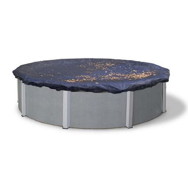 Blue Wave Round Leaf Net Above-Ground Pool Cover