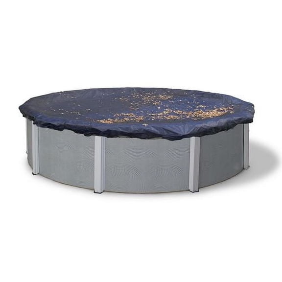 Blue Wave Couverture de piscine filet para-feuilles hors-terre - ronde