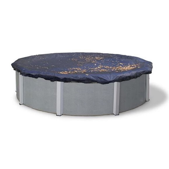 Blue Wave Round Leaf Net Above-Ground Pool Cover