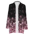 thumbnail image 5 of Cardigans pour Femmes Cardigan à la Mode pour Femmes à Manches Longues à Imprimé Floral Veste Haut en Liquidation, 5 of 5