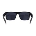 thumbnail image 2 of Mens OG Flat Top Rectangle Gangster Mob Shade Sunglasses Matte Black, 2 of 4