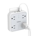 thumbnail image 1 of Multi Plug Outlet Extender with USB, TESSAN Surge Protector Splitter 3 USB Wall Charger, Multiple Expander for Travel, Home, College Dorm Room, 1 of 4