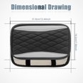 thumbnail image 2 of ORUYROP Car Center Console Cover, Universal Leather Waterproof Armrest Seat Box Cover Protector, Comfortable Car Decor Accessories Fit for Most Cars, Vehicles, SUVs-Gray, 2 of 7