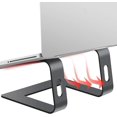 thumbnail image 4 of Laptop Stand Aluminum Laptop Riser Compatible with Apple Mac MacBook Air Pro to Notebook Computer Ergonomic Elevator Holder (Pink), 4 of 7