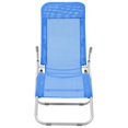 thumbnail image 2 of vidaXL Folding Sun Loungers 2 pcs Textilene Blue, 2 of 5