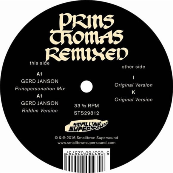 Prins Thomas - Gerd Janson Remixes (vinyl)