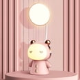 thumbnail image 5 of Matoen12 Lampe de Table pour Enfants à Intensité Réglable Rechargeable, Lampe de Chevet de Nuit pour Enfant, Exclusive, Mignonne, Respectueuse des Yeux, Lampe de Lecture Portable à DEL Rabbit, Veilleuse, 1 Paquet, Rose, 5 of 5