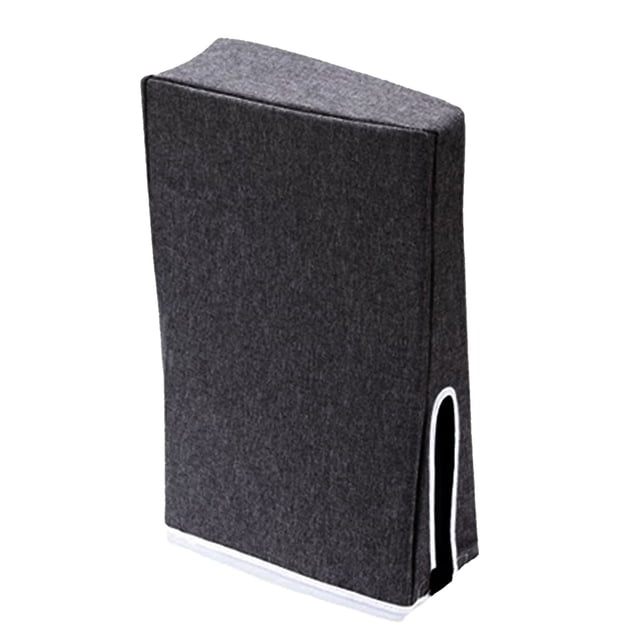 Game Console Dust Cover, Vertical Slim Scratch Resistant Protection Easy To Use Game Console Dust Protective Cover For Game Console Black,Grey