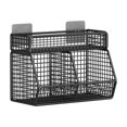thumbnail image 3 of simhoa Fruit Storage Basket Wall Mount Onion Storage Wire Basket for Kitchen Pantry 2 Grids, 3 of 7