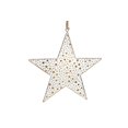 thumbnail image 1 of White And Gold Star Ornament Large, 1 of 3