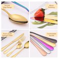 thumbnail image 4 of Yeacher 24-Piece Flatware Set Stainless Steel Tableware Cutlery Set Service for 6 with High-grade Storage Case for Home Kitchen Restaurant Hotel, 4 of 8