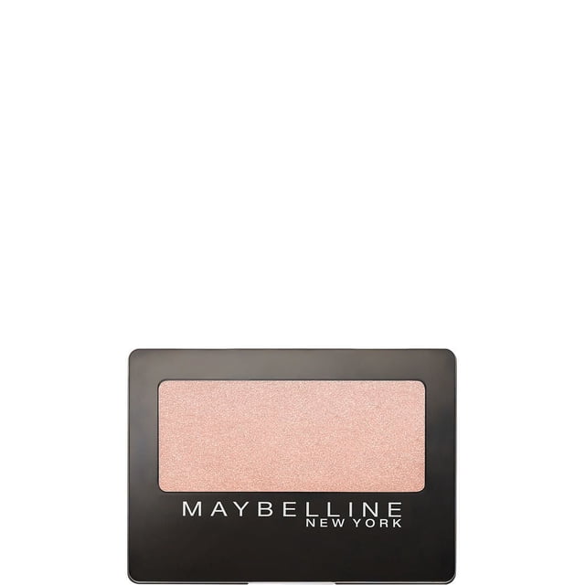 Maybelline New York Expert Wear® Fard à Paupières, 0,08 oz, en Format Rectangulaire compact Noir avec Fenêtre Transparente Révélant un Fard Crème Rose Pâle Scintillant, Connu pour Sa Couleur Riche et Crémeuse et jusqu'à 14 Heures de Tenue, Convient aux Utilisateurs de Lentilles de contact et au Maquillage de Tous les Jours.