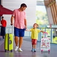 thumbnail image 3 of Costway 2PCS 12" 16" Kids Luggage Set Suitcase Backpack School Travel Trolley ABS, 3 of 10