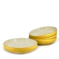 thumbnail image 3 of BIA S/4 Textured Shallow Bowls, Yellow, 3 of 3