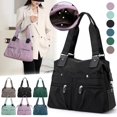 thumbnail image 4 of Bathroom Storage Multi Pocket Tote Shoulder Bag Multi-Function Nylon Shoulder Handbag Travel Purse Bags for Women, 4 of 9