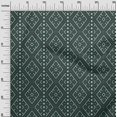 thumbnail image 2 of oneOone Polyester Lycra Fabric Ethnic Geometric Flame Stitch Print Fabric BTY 56 Inch Wide, 2 of 4