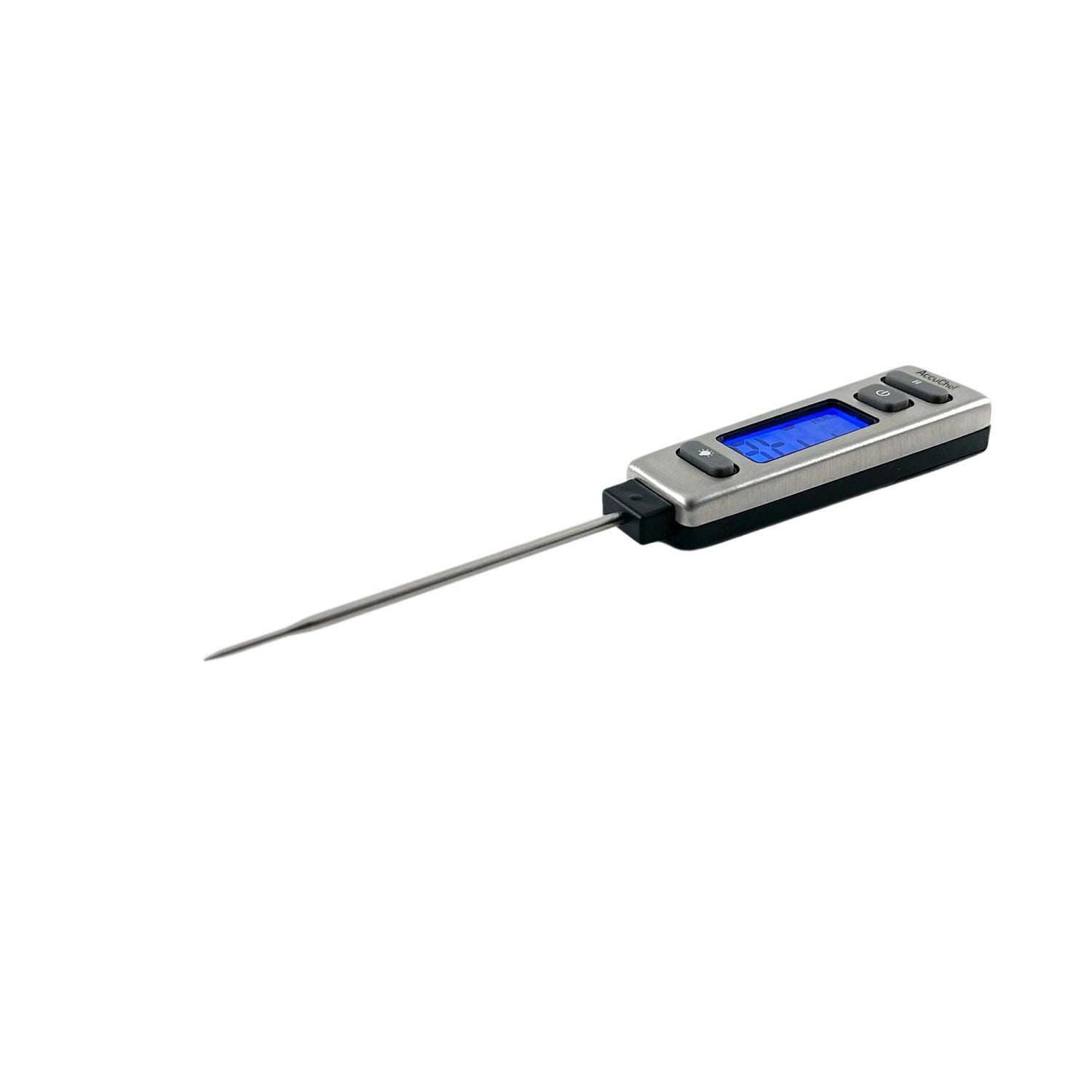 AccuChef Rapid Response Digital Thermometer, Stainless Steel, Backlit Display, Model 2275