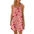 thumbnail image 1 of Pompotops Robe de Plage pour Femme, Paréo de Bikini, Tenue de Plage, Décontractée, Vacances, Courte, d'Été, Dos Nu, 1 of 5