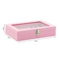 thumbnail image 1 of Jewelry Organizer Box Gift Large Capacity for Wedding Birthdays Jewelry Earring Birthdays Wedding Pink, 1 of 8