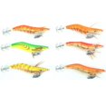 thumbnail image 3 of FLAMEEN Leurre de Pêche de Simulation, 6 Pcs Leurre de Pêche en Mer, pour la Pêche en Mer/eau Douce, 3 of 8