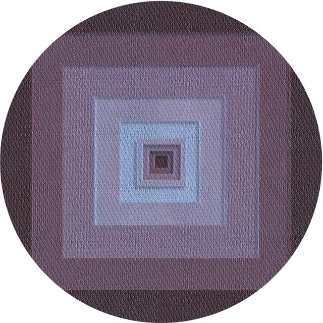 Ahgly Company Tapis Rond Lavable en Machine Intérieur Transitionnel Prune Violet, 7 Pieds Rond