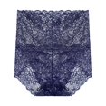 thumbnail image 1 of Culottes pour Femmes Taille Mi-Haute Fines Effet Rehausse-Fesses Aguichant Transparentes Aguichant en Dentelle, 1 of 8