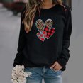 thumbnail image 2 of RKSTN Chandail pour Femmes Décontracté à Manches Longues Blouse à Imprimé de la Saint-Valentin Hauts Chandail Col Rond Coupe Ample Chandail, 2 of 4
