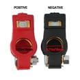 thumbnail image 3 of 2Pcs Car Battery Terminal Wire Cable Clamp Quick Release Clamp Clip Connector Auto Caravan Boat 12V 24V Positive + Negative Copper Mingyiq, 3 of 9