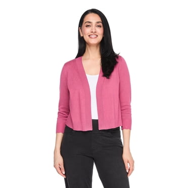 Veste courte en tricot à manches 3/4 Iyla pour femmes