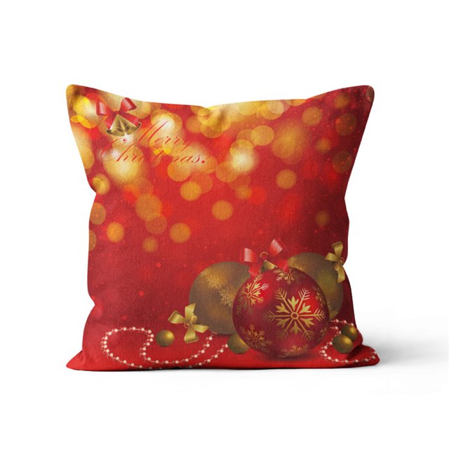 Jusqu'à 65% de Réduction Housse de Coussin SMihono Home Decor Taie d'Oreiller Imprimée de Noël Housses d'Oreiller