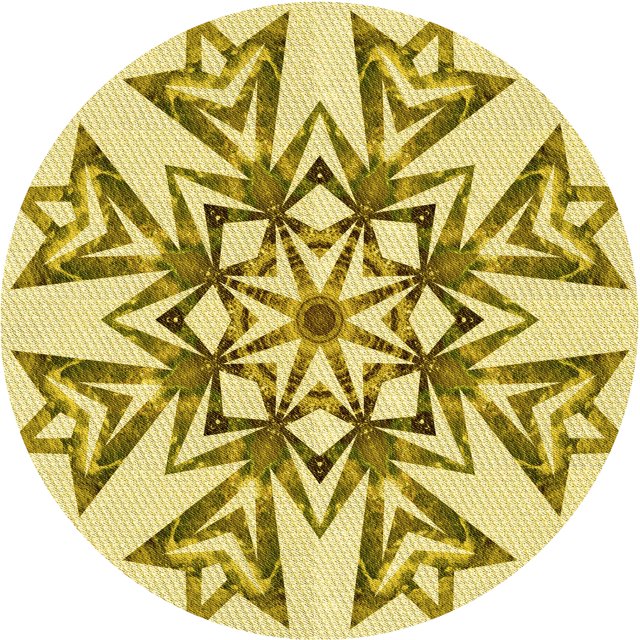 Ahgly Tapis de Zone Rond Lavable en Machine Intérieur Transitionnel Brun Doré Foncé, 3 Pieds Rond