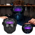 thumbnail image 2 of Auto Darkening Welding Full Face Arc Shield with Large View Lens for Infrared Heat Insulation Eye Gear, 2 of 4