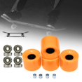 thumbnail image 3 of koolsoo Roues de Longboard et de Planche à Roulettes 60 mm 78 A avec Roulements, Ensemble de 4, Couvre-Roues de Rechange, 3 of 9