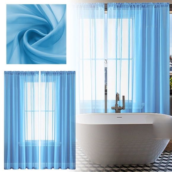 Upgrade Your Living Space Instantly With Solid Color Semi Sheer Curtains – Sophisticated Design Meets Practical Functionality!