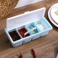thumbnail image 4 of Contenants de Rangement de Cuisine Transparents Support d'Assaisonnement Pots à Épices Boîte Contenant de Rangement Pot à Condiments Outil de Cuisine, 4 of 4
