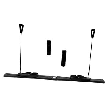 Siruishop Pilates Board Ab Board Exercise Board Portable Multi Purpose Abdominal Board Black