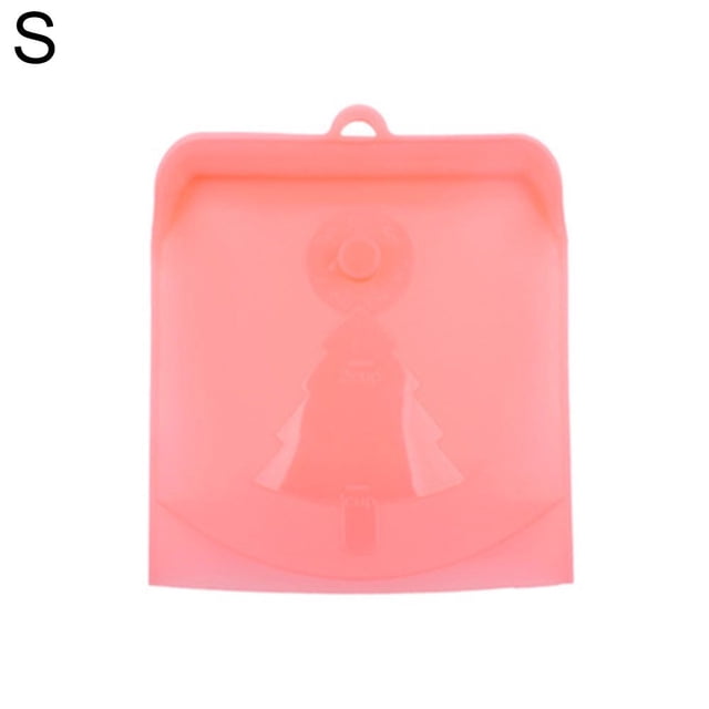 Sac de Rangement Alimentaire en Silicone Semi-Transparent Auto-Scellant pour Réfrigérateur de Cuisine