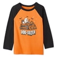 thumbnail image 1 of George Toddler Boys' Long-Sleeve Raglan Halloween T-Shirt, 1 of 2