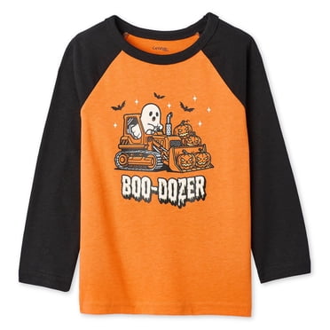 T-shirt d’Halloween à manches raglan longues George pour petits garçons