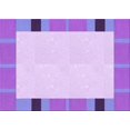 thumbnail image 1 of Ahgly Company Machine Washable Indoor Rectangle Transitional Pale Lilac Purple Area Rugs, 4' x 6', 1 of 7