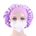 thumbnail image 4 of Dalazy Elastic Adjustable Hair Cover Hat Breathable Polyester Unisex Dustproof Hair Cover Bonnet Cap, 4 of 9