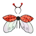 thumbnail image 1 of Gupgi Ailes de Coccinelle pour Femmes Filles Ailes d'Abeille Féerique avec Bandeau, 1 of 3