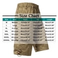 thumbnail image 3 of Styesk Mens Shorts Men's Stretch Cargo Shorts Casual Button Classic Summer Short With Multi Pockets, 3 of 7