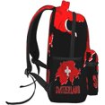 thumbnail image 3 of Faith Over Fear Patriotic Christian Cross American Flag Laptop Backpacks Double Shoulder Laptop Pack Bag Daypack Back Pack Bags Rucksack Computer Bag with Side Pockets Front Zipper Pockets, 3 of 6
