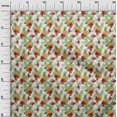thumbnail image 3 of oneOone Cotton Poplin White Fabric Tropical Leaf Craft Projects Decor Fabric Printed By The Yard 42 Inch Wide, 3 of 5