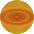 thumbnail image 1 of Ahgly Company Machine Washable Indoor Round Transitional Orange Red Orange Area Rugs, 7' Round, 1 of 7