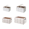 thumbnail image 1 of Baohd Small Outdoor Storage Box Easy Folding Toy Basket With Lid Sturdy Frame Durable Large size without h, 1 of 6