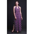 thumbnail image 3 of Bimba Robe Longue Décontractée à Fentes Latérales pour Femmes Imprimée Tenue de Soirée-Moyenne, 3 of 6