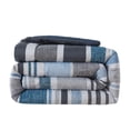 thumbnail image 3 of Mainstays 7-Piece Blue Stripe Bed in a Bag, Queen, 3 of 10
