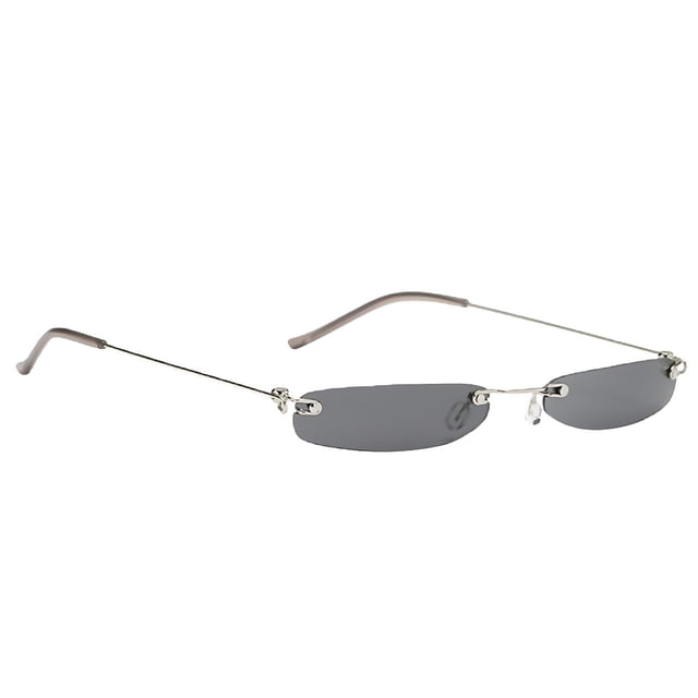 Small Lenglasses Designer Glasses for Unisex Driving Outdoors , Black Gray, as described